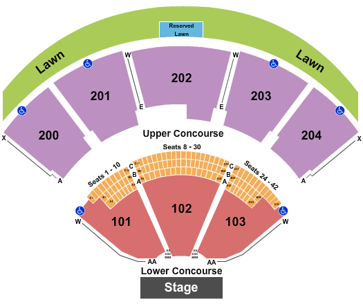 Shoreline Amphitheatre Mötley Crüe Seating Chart